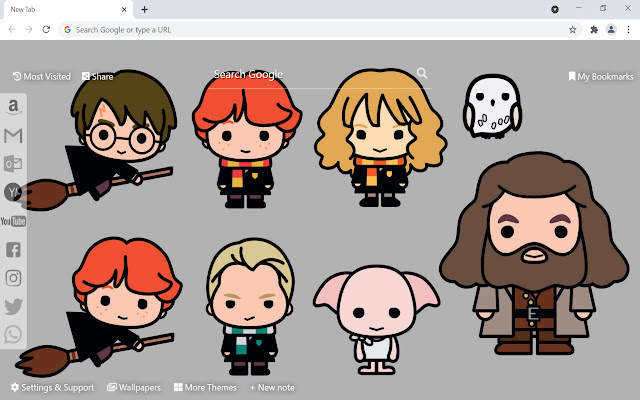 Harry Potter Chibi Wallpaper