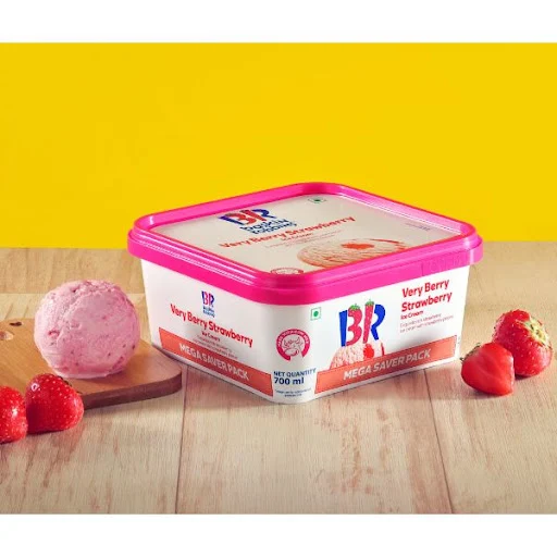 Fresh Very Berry Strawberry Ice Cream (700 Ml Factory Sealed)