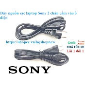 [Dây Xịn] Dây Nguồn Sạc Laptop Sony 2 Chân Cắm Vào Ổ Điện