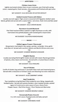 The River Restaurant menu 6