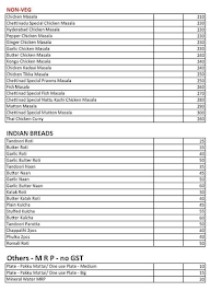 Chettinad Eatery menu 8