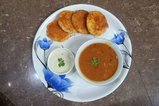 Desi Ghee Podi Idli [4 Pieces]