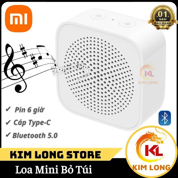 Loa Bluetooth Mini Xiaomi 2022 Bỏ Túi Nhỏ Gọn, Âm Thanh Sống Động, Pin Trâu 6 Tiếng Có Micro - Bảo Hành 12 Tháng