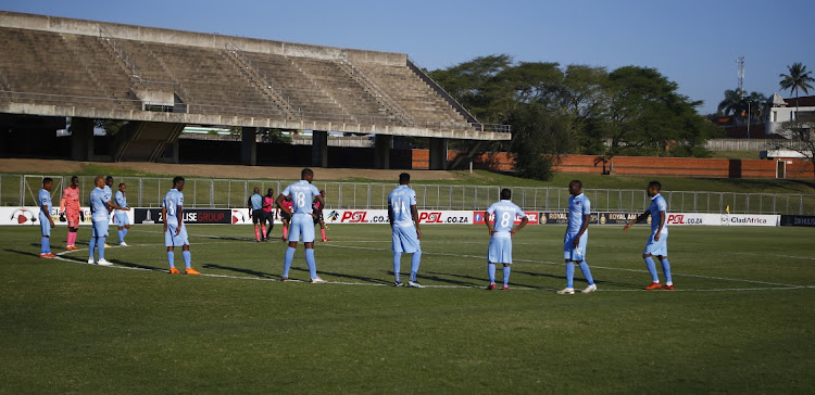 General Views during the 2020/21 Promotion Playoff game between Royal AM and Chippa United at Chatsworth Stadium.