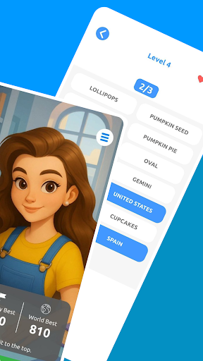 Screenshot Word Association: Tap & Match