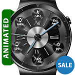 Cover Image of ダウンロード Brushed Metal HD Watch Face 3.2 APK