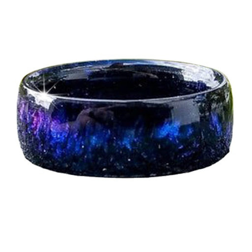 Title 2, Simple colorful personality ring made of acryli...