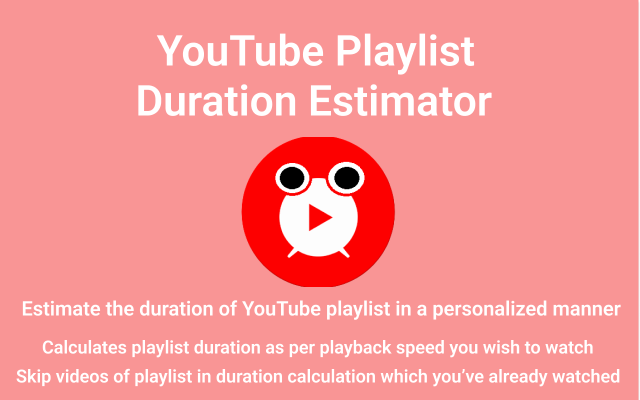 YouTube Playlist Duration Analyzer Preview image 2