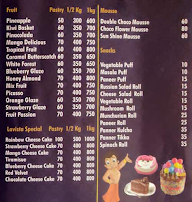 Lavista Cake Shop menu 2