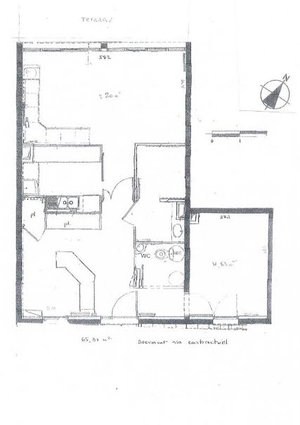 Vente locaux professionnels  65 m² à Saint-Nazaire (44600), 192 600 €