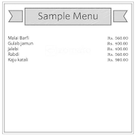 Kulhad Sweets menu 4