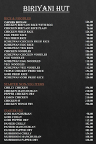 Taj Biryani Hub menu 1