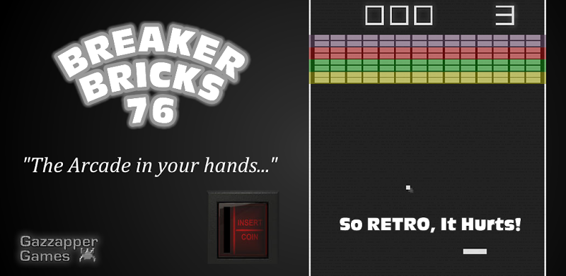 Breaker Bricks 1976 (Retro Brick Breaker Game)