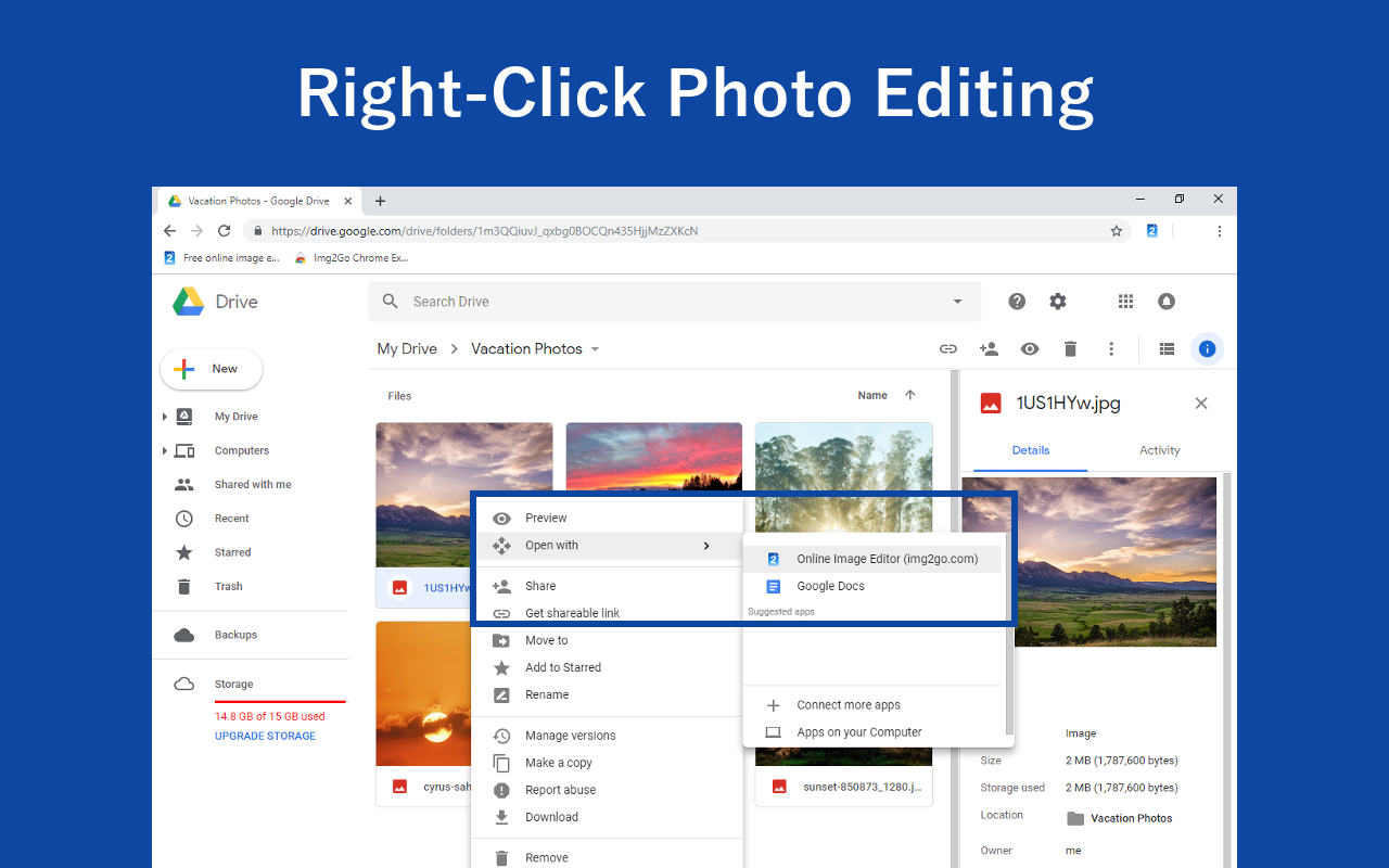  Online photo editor and image converter