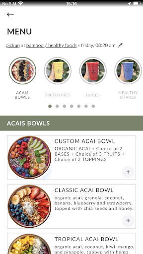 Screenshot Bamboo Healthy Foods