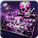 Cover Image of Tải xuống Galaxy Skull Keyboard Theme 1.0 APK