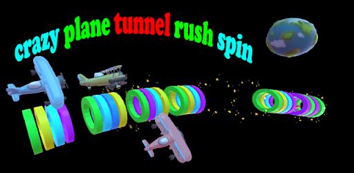 Crazy Plane: Tunnel Run Spin