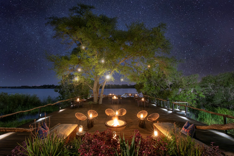 The firepit is a fine spot for night-time chats and stargazing.