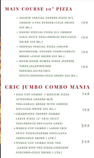 Cric Pizza menu 3