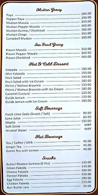 Buhari Hotel menu 3