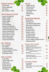 Amrit Kesar menu 2