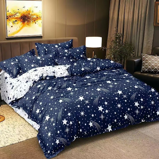 Title 1, Three Piece Quilt Cover Set featuring Starry Sk...