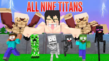 The Nine Titans (Attack on Titan) Addon Minecraft Mod