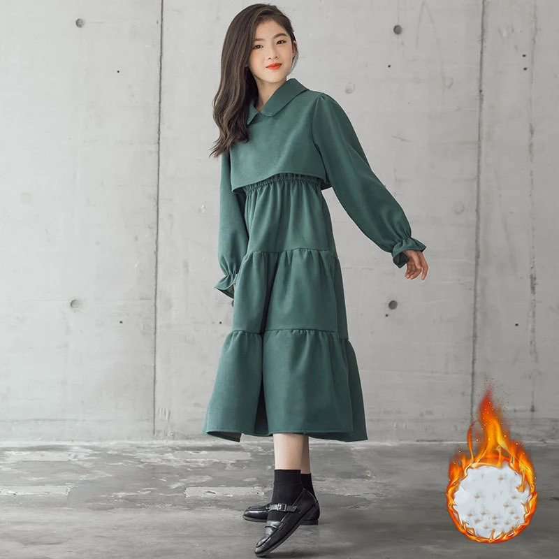 Jupe Épaisse et Chaude en Velours Côtelé et Coton pour Enfants Vêtements Enfants Tendance Design Élégant Idéal Hiver