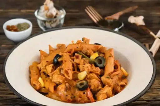 Peri Peri Mushroom Penne Pasta