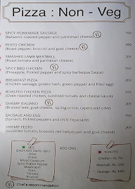 Vera Italiano menu 8