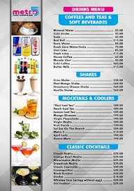 Metro 5 Family Dining And Bar menu 1