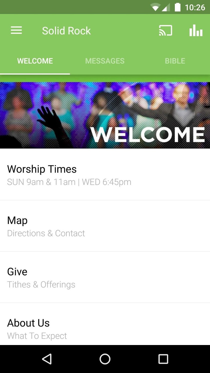 Solid Rock Church - GA Screen 1
