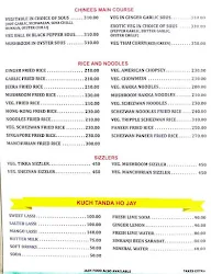 Pritam Veg Treat menu 2