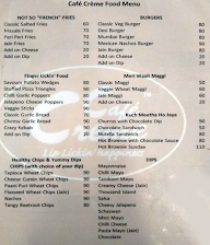 Cafe Creame menu 2