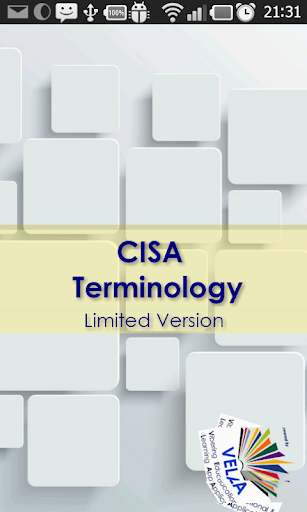 CISA Terminology