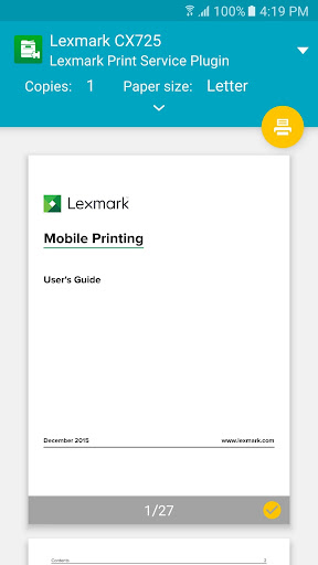 lexmark printer mobile app
