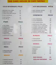 The Cake House menu 7