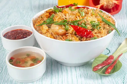 Chicken Triple Schezwan Fried Rice