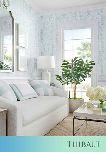 Explore Thibaut wallpaper at The Fabric Source: unique designs and vibrant patterns for every space.