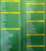 Shree Balaji's Cafe menu 2