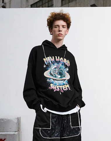 Bright Planet printed hoodie - 3
