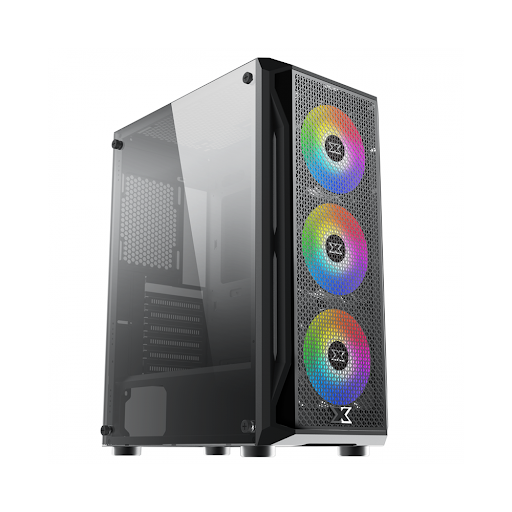 Thùng máy/ Case Xigmatek GAMING X 3FX (3 FAN X20ARGB) Đen (EN46188)