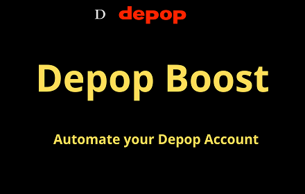 DepopBooster: Refresh/Relist Depop Listing small promo image