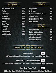 Kesar Da Dhaba menu 3