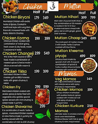 Javed Curries menu 1