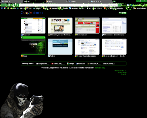 MW2 Theme screenshot 1