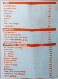 Hotel Sai Garden menu 4