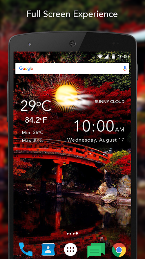 Android application Free Water Garden wallpaper screenshort