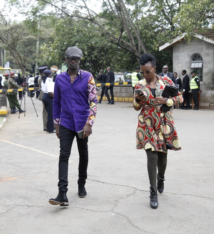 Nameless and his wife Wahu at All Saints Cathedral