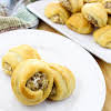 Thumbnail For Three Sausage Cream Cheese Crescents On A Plate.